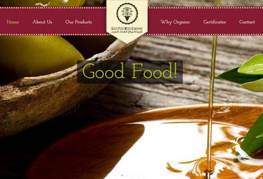 Sito web di Good Food Mood, azienda che produce olio e datteri biologici